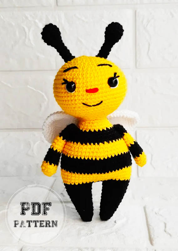 Crochet Bee Shofi Amigurumi PDF Pattern (1)