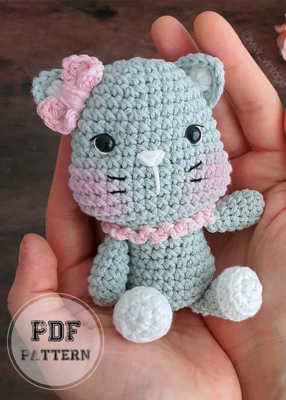 Crochet Cat Girl Amigurumi PDF Free Pattern (1)