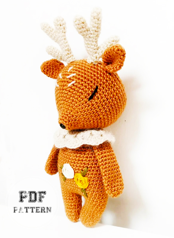 Crochet Deer Caem Amigurumi PDF Free Pattern (1)