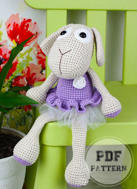 Crochet Easy Sheep Amigurumi PDF Pattern (2)