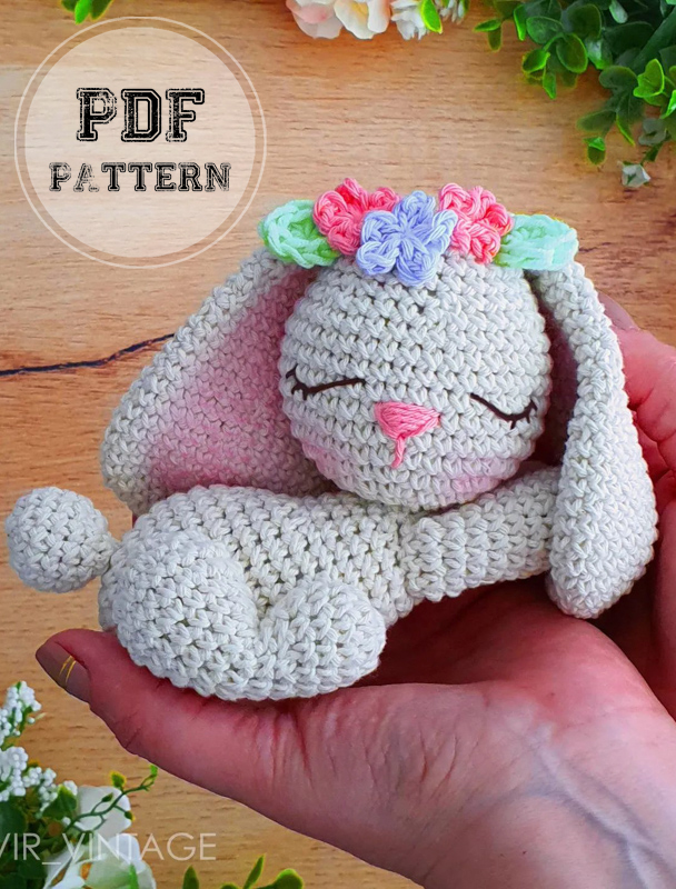 Crochet Girl Bunny Amigurumi PDF Free Pattern (1)