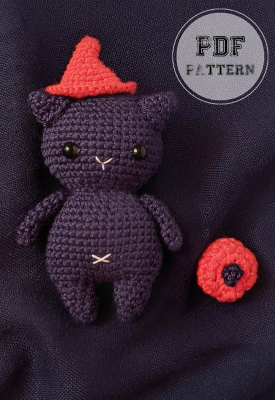 Crochet Halloween Cat Free Amigurumi PDF Pattern (2)
