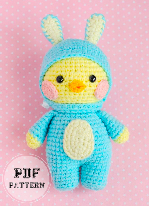 Crochet Lalafanfan Duck Amigurumi PDF Pattern (1)