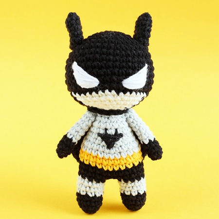 Crochet Little Batman Amigurumi PDF Free Pattern