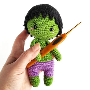 Crochet Little Hulk Avengers Amigurumi PDF Pattern (1)