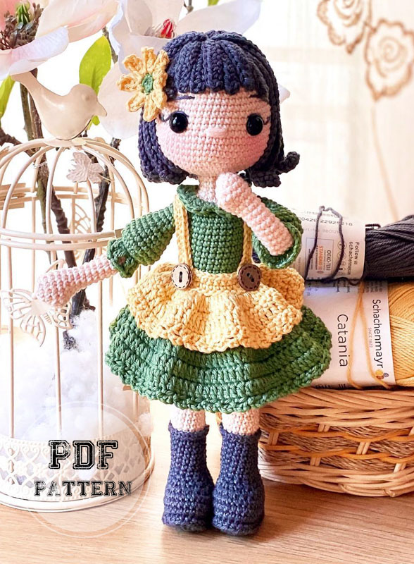 Crochet Melina Doll Amigurumi PDF Pattern (2)