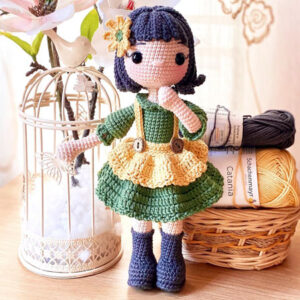 Crochet Melina Doll Amigurumi PDF Pattern