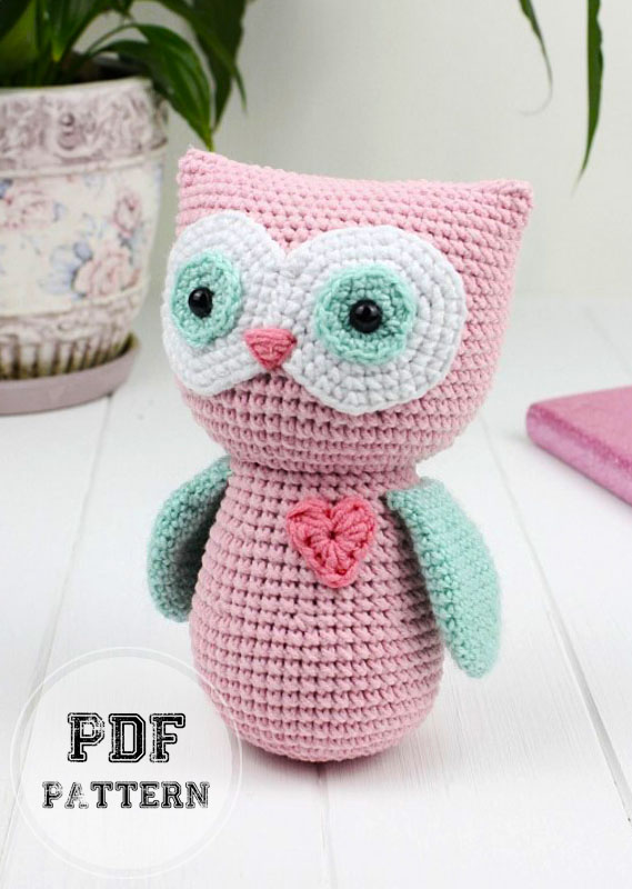 Crochet Owl PDF Amigurumi Free Pattern (2)