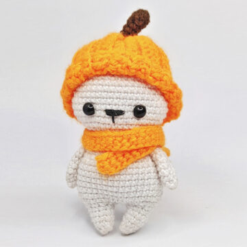 Crochet Pumpkin Bear Amigurumi PDF Pattern (1)