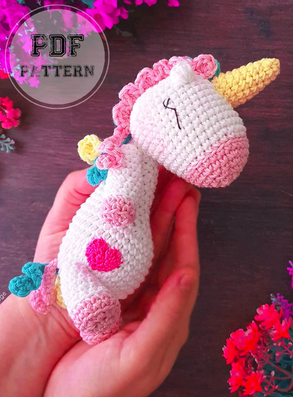 Crochet Unicorn Salvadora Amigurumi PDF Free Pattern (1)