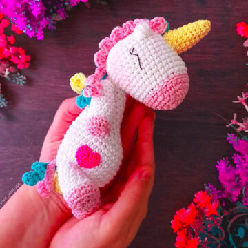 Crochet Unicorn Salvadora Amigurumi PDF Free Pattern (2)