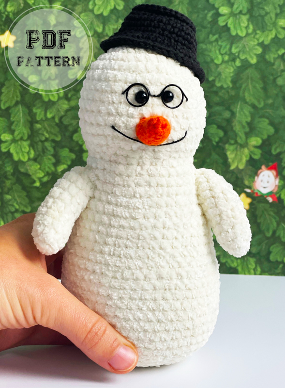 Easy Snowman PDF Crochet Amigurumi Pattern (2)