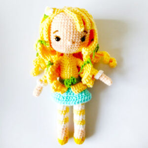 Lemon Meringue PDF Crochet Doll Free Amigurumi Pattern 2