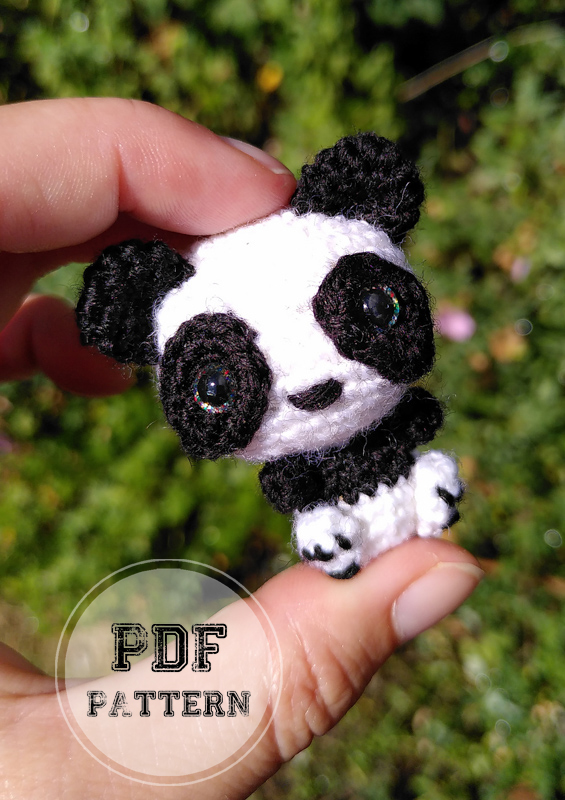 Micro Crochet Panda Amigurumi PDF Pattern (2)