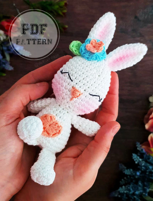 Awesome Crochet Bunny PDF Amigurumi Pattern (1)