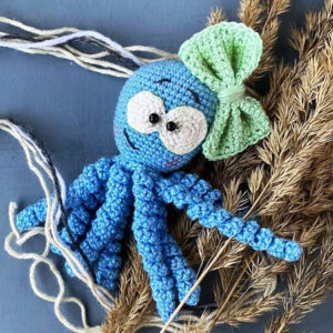 Crochet Little Blue Octopus Amigurumi PDF Pattern (2)