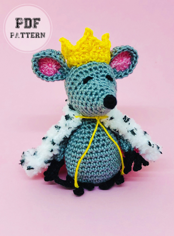 Crochet Mouse King Amigurumi PDF Pattern (1)