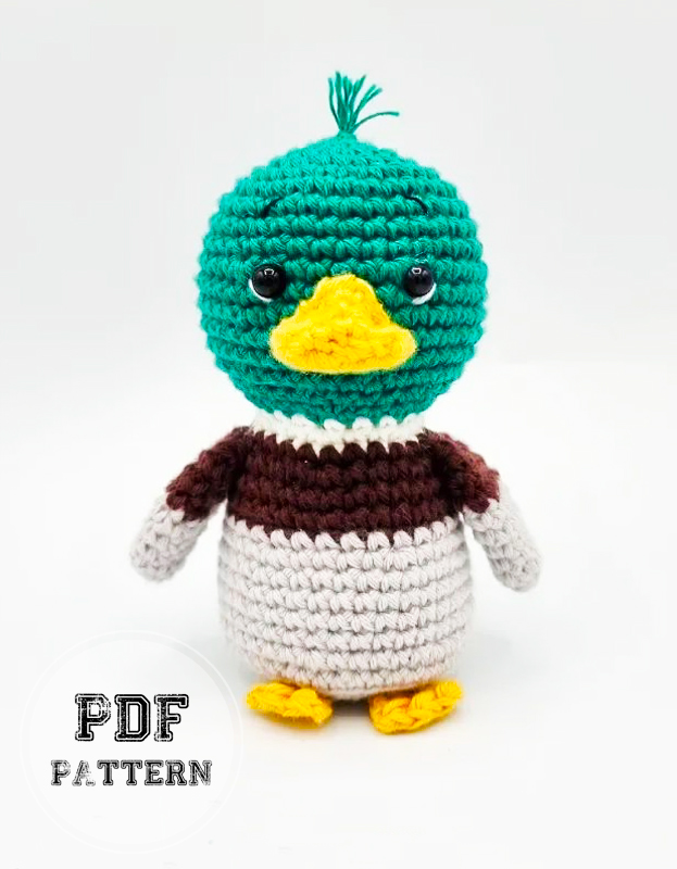 Crochet River Duck Amigurumi PDF Free Pattern (2)