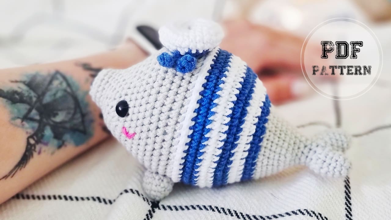 Baby Seal Crochet Amigurumi PDF Pattern (1)