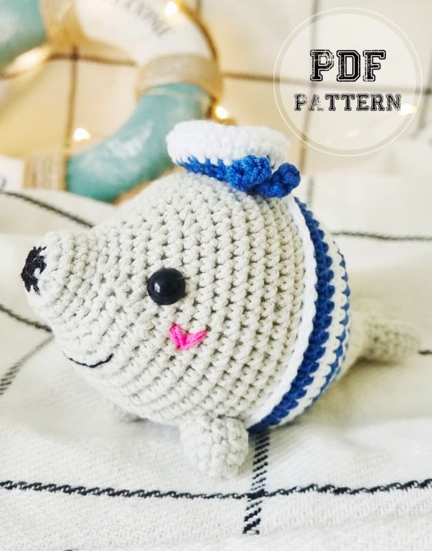 Baby Seal Crochet Amigurumi PDF Pattern (2)