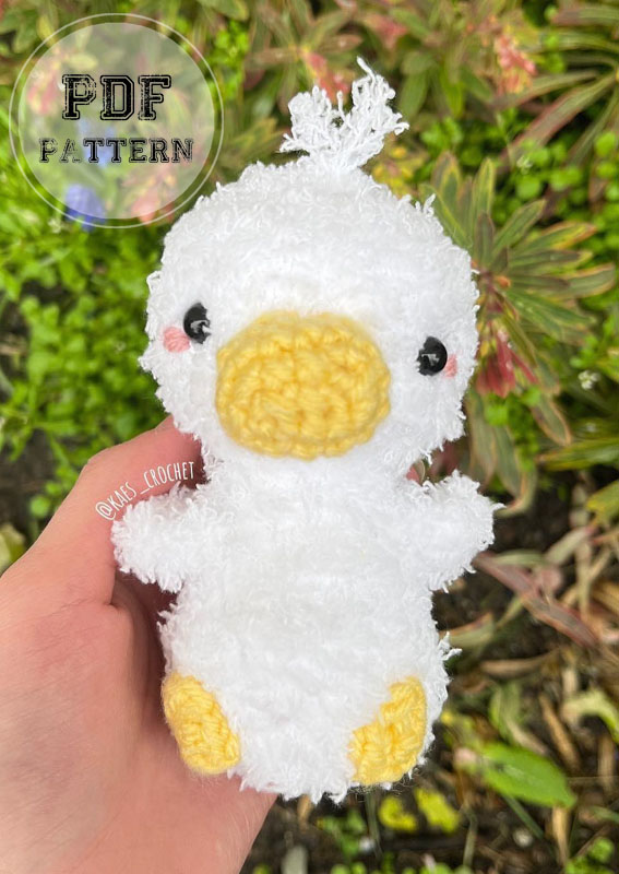 Beginner Crochet Duck Amigurumi PDF Pattern (2)