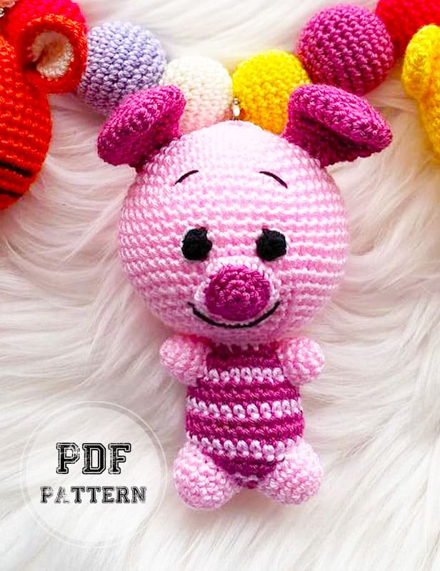 Beginner Crochet Pig Amigurumi PDF Pattern (1)