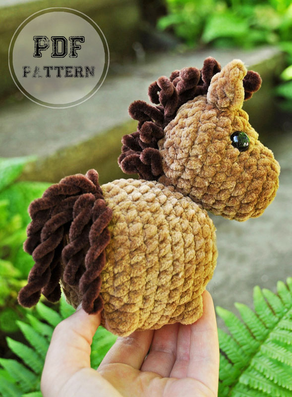 Crochet Beginner Horse Amigurumi PDF Pattern (2)