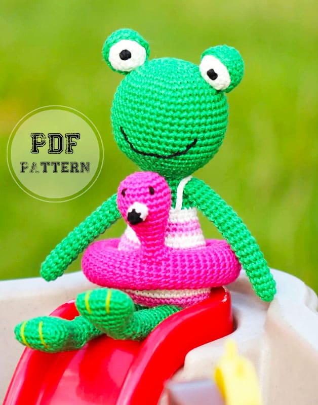 Crochet Cute Frog PDF Amigurumi Pattern (2)