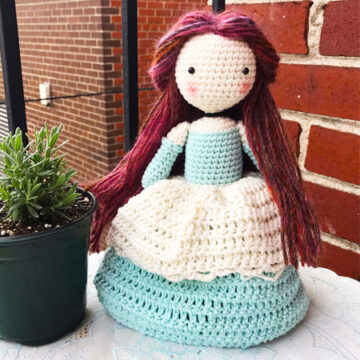 Crochet Doll with Dress Amigurumi PDF Pattern (1)
