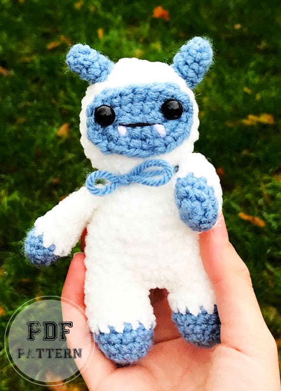 Crochet Easy Yeti PDF Amigurumi Pattern (2)