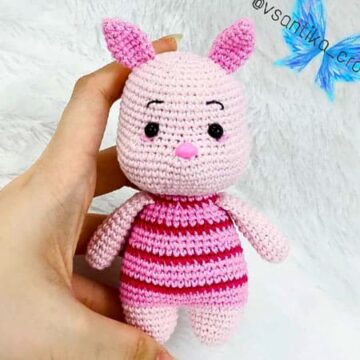 Crochet Piglet Winnie the Pooh Amigurumi PDF Pattern (1)