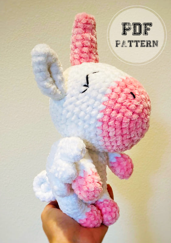 Crochet Plush Unicorn PDF Amigurumi Pattern (2)