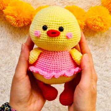Duck in Dress Crochet PDF Free Pattern (1)