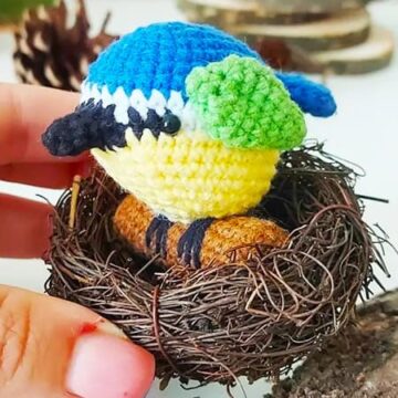 Easy Crochet Bird Amigurumi PDF Free Pattern (1)
