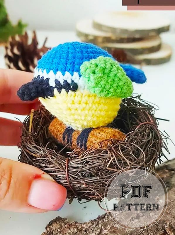 Easy Crochet Bird Amigurumi PDF Free Pattern (3)