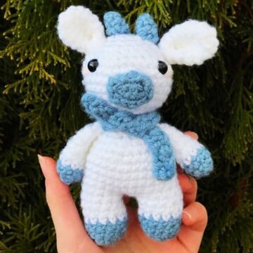 Easy Crochet Cow Amigurumi PDF Free Pattern (1)