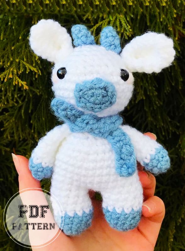 Easy Crochet Cow Amigurumi PDF Free Pattern (2)