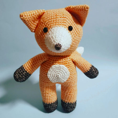 Easy Fox Amigurumi for Beginner PDF Free Pattern