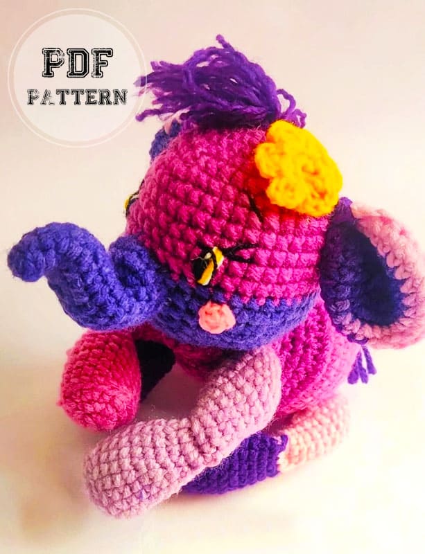 Glory Crochet Elephant PDF Amigurumi pattern (2)