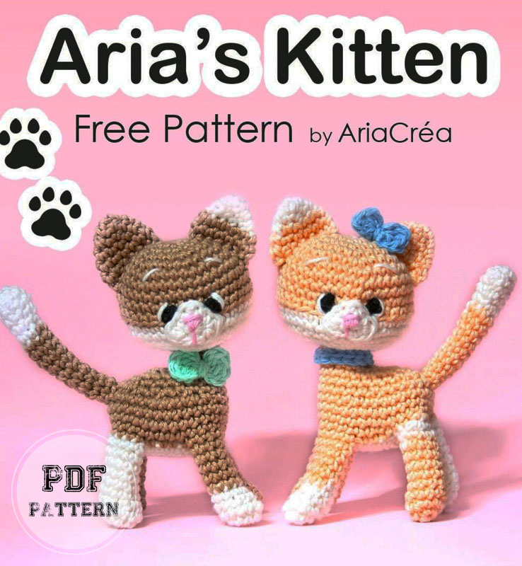 Kitten Crochet Amigurumi PDF Pattern (2)