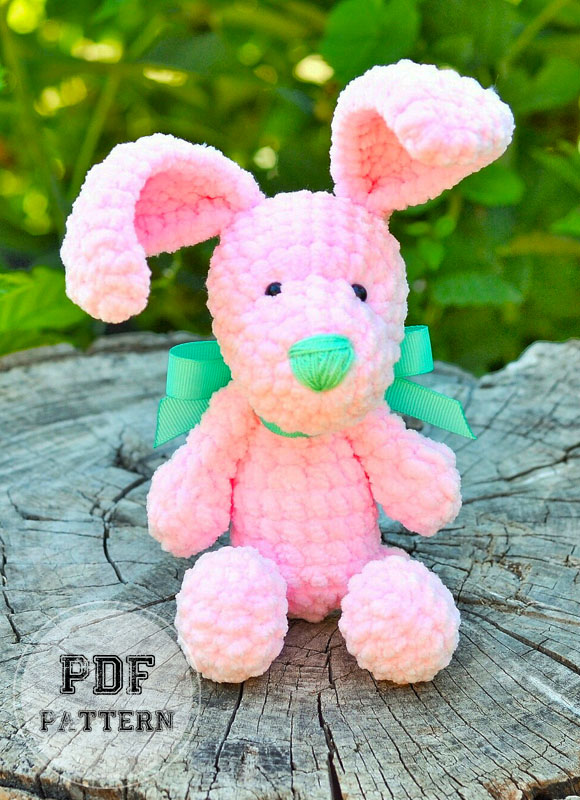 Marsmallow Crochet Bunny PDF Amigurumi Pattern (1)