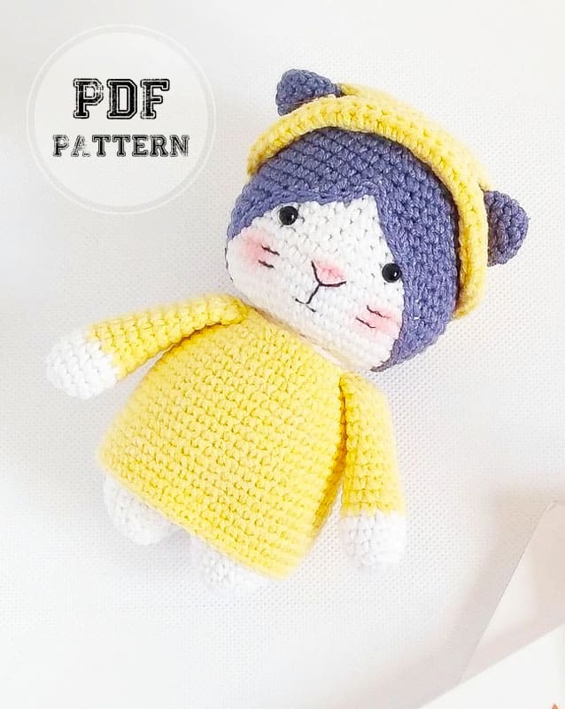 Micky Cat Amigurumi PDF Crochet Pattern (2)