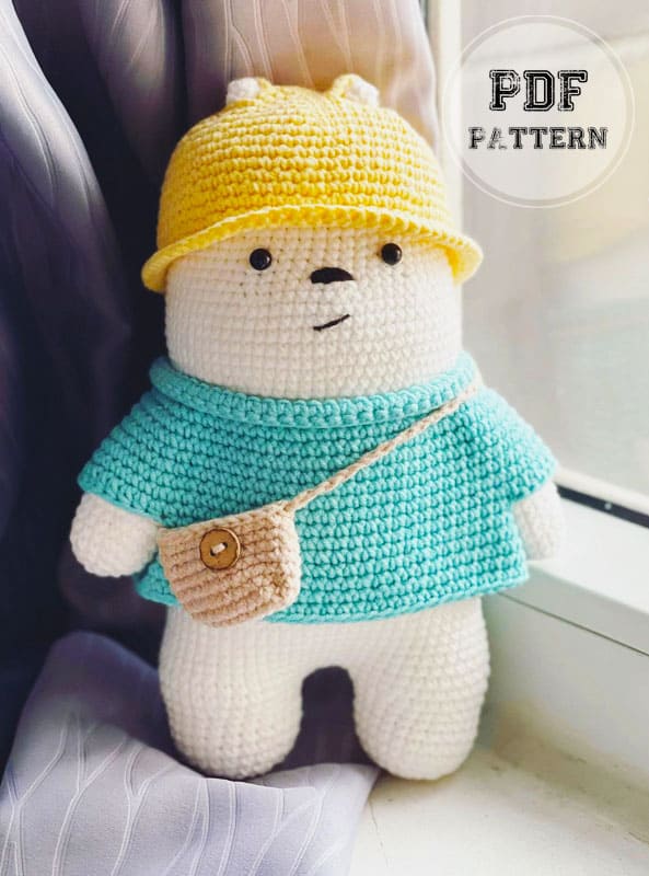 Tourist Bear Amigurumi PDF Free Pattern (2)