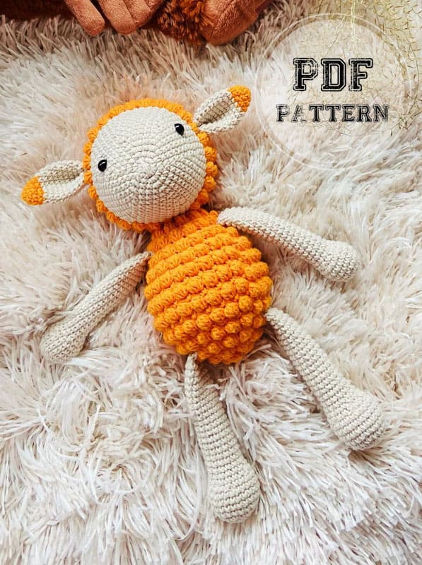 Wool sheep PDF Amigurumi Free Pattern (2)