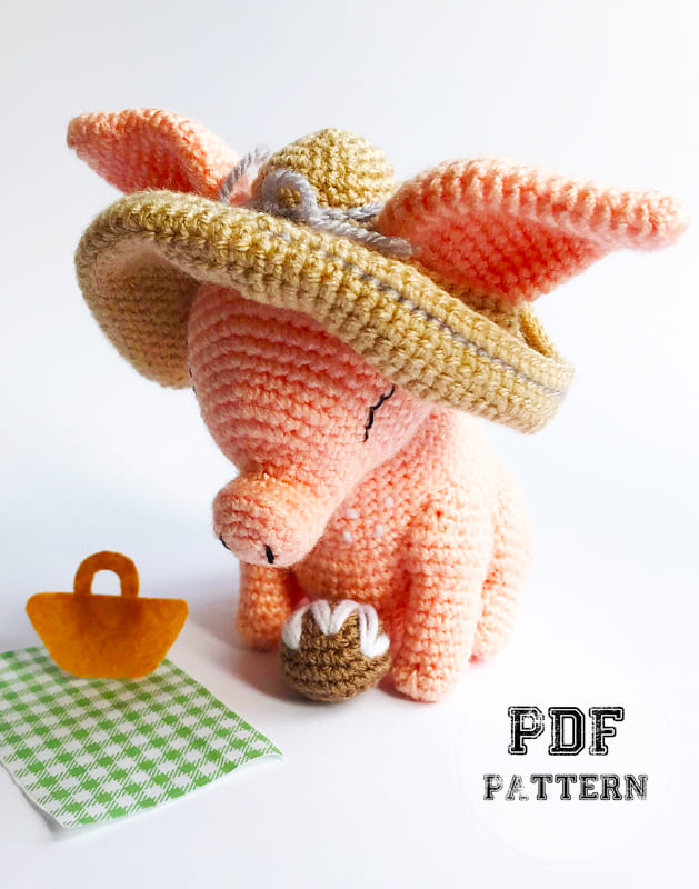 Advanced Crochet Pig Amigurumi PDF Free Pattern (2)
