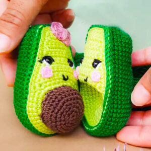 Amigurumi Avocado Crochet Doll PDF Free Pattern (1)