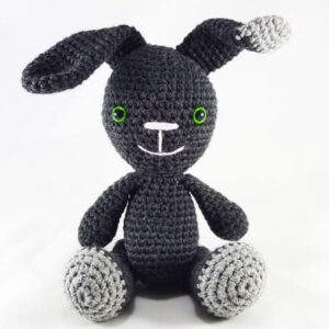 Amigurumi Black Bunny Free PDF Crochet Pattern (1)