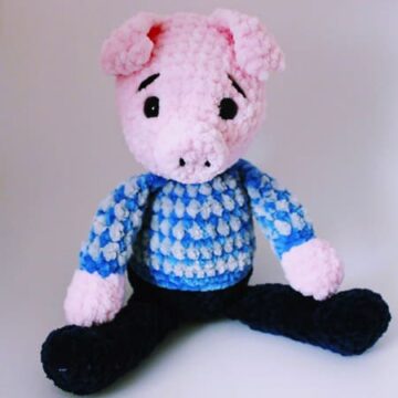 Amigurumi Daddy Pig Crochet PDF Free Pattern (1)