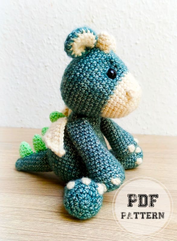 Amigurumi Little Dragon Saphira PDF Crochet Pattern (2)