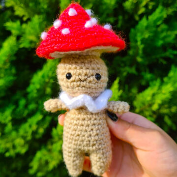 Amigurumi Mashroom Doll Crochet PDF Free Pattern (1)